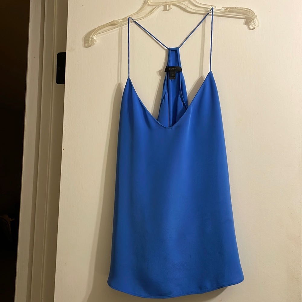 Strappy Silk J Crew Tank